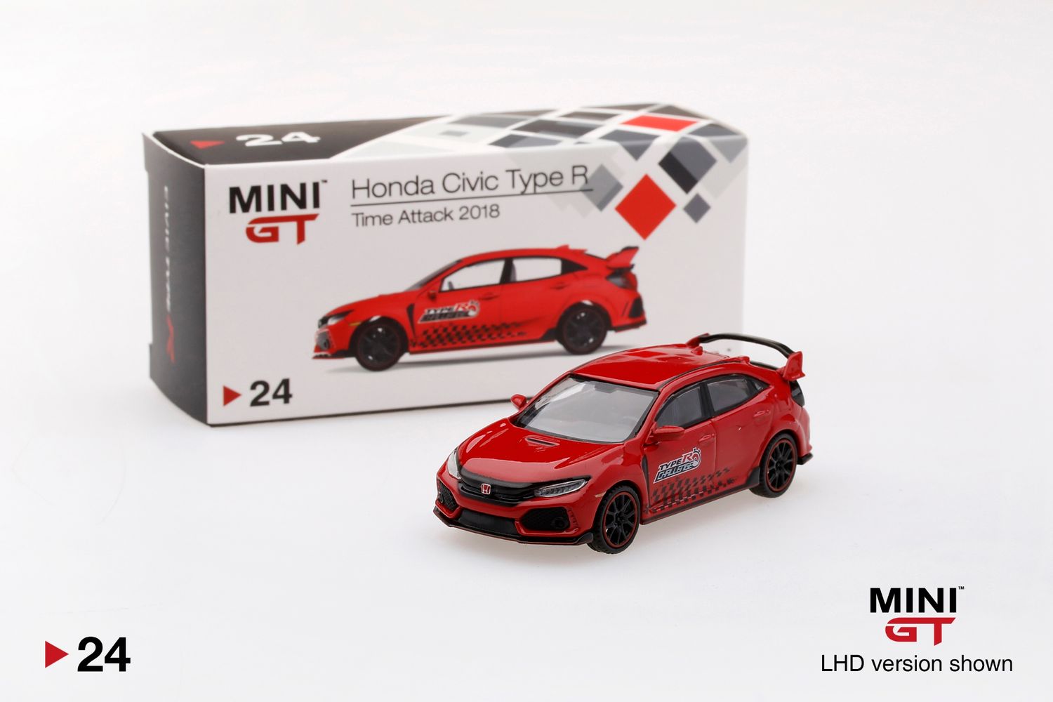 #24 MINI GT Honda Civic Type R (FK8) Time Attack 2018