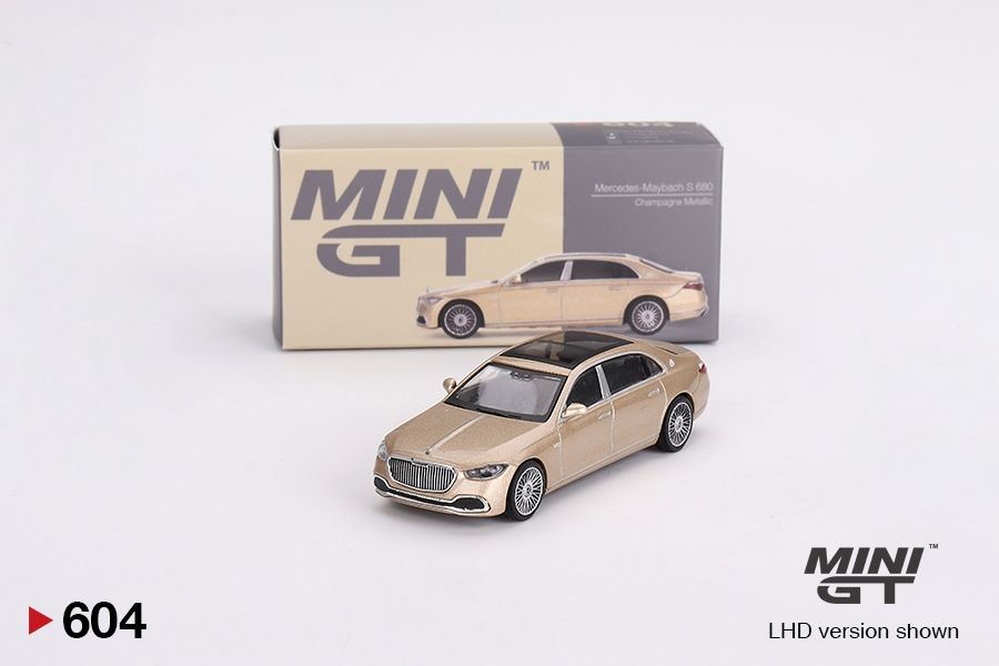 #604 MINI GT Mercedes-Maybach S680 Champagne Metallic