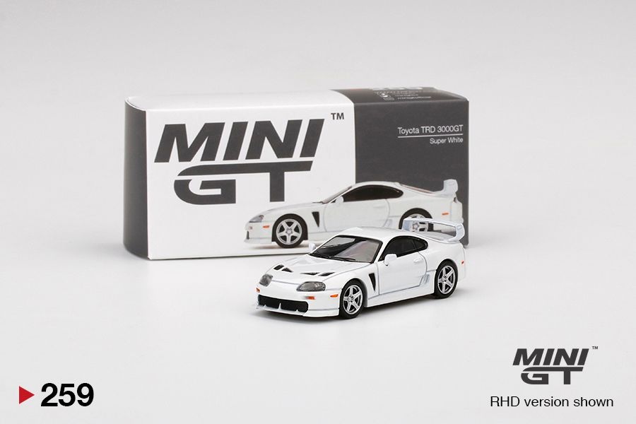 [UNSEALED] #259 MINI GT Toyota TRD 3000GT Super White