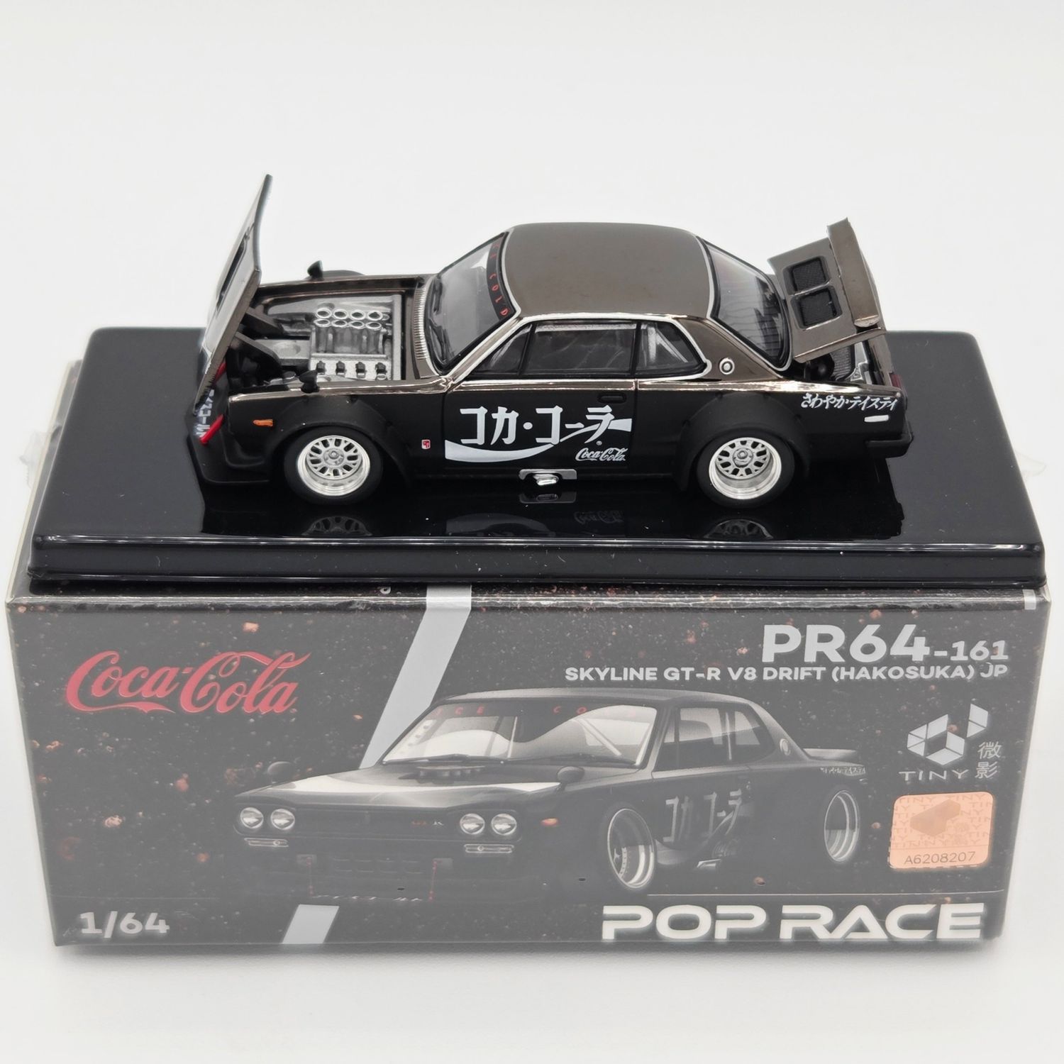 POP RACE Skyline GT-R V8 Drift Hakosuka JP (PR64-161)