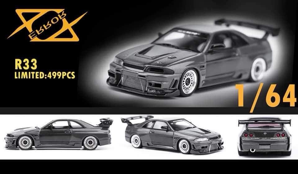 ERROR404 x KLG Auto Nissan Skyline GT-R33 Grey