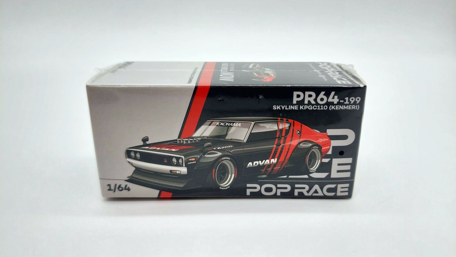 POP RACE Skyline GT-R Drift Kenmeri Advan Livery (PR64-199) POP RACE Skyline GT-R Drift Kenmeri Advan Livery (PR64-199)