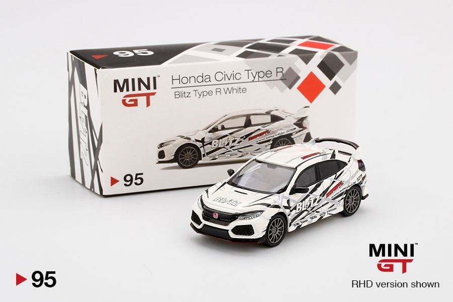 #95 MINI GT Honda Civic Type R (FK8) Blitz Type R