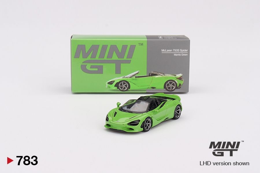 #783 MINI GT McLaren 750S Spider Mantis Green