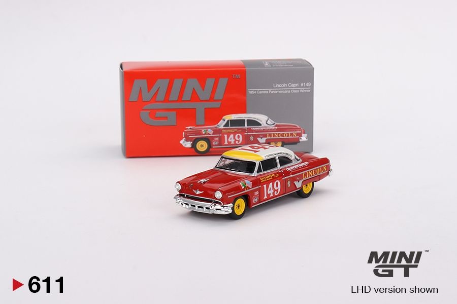 #611 MINI GT Lincoln Capri 1954 Carrera Panamericana Class Winner #149