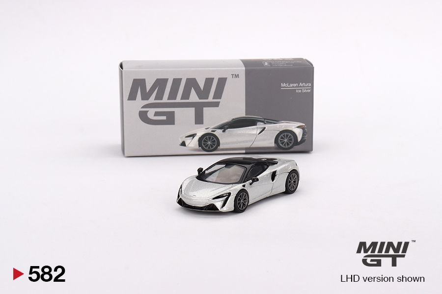 #582 MINI GT McLaren Artura Ice Silver #582 MINI GT McLaren Artura Ice Silver