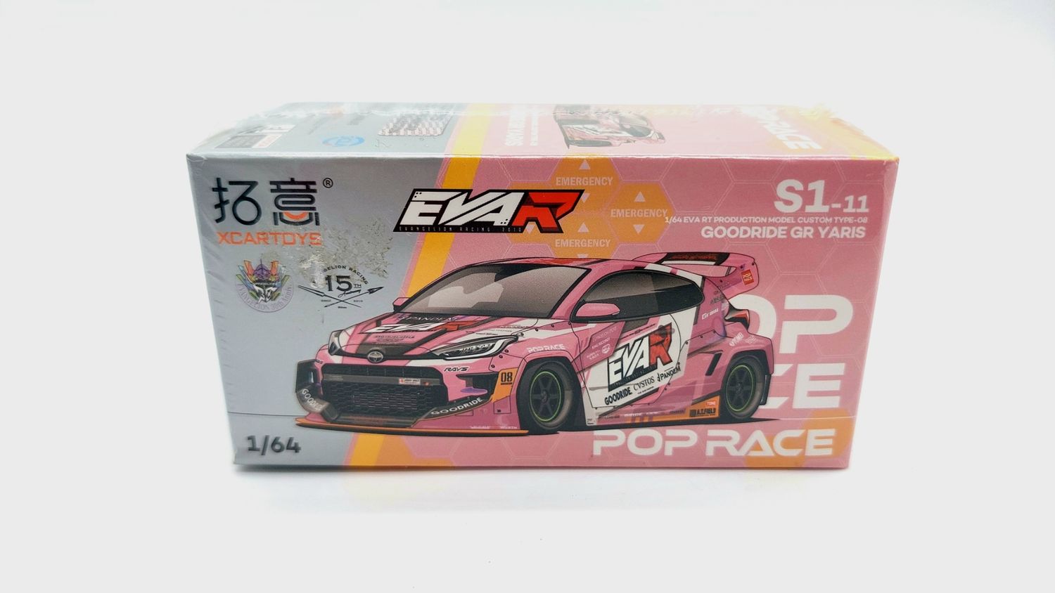 POP RACE x XCARTOYS EVA RT8 GOODRIDE GR YARIS (S1-11) POP RACE x XCARTOYS EVA RT8 GOODRIDE GR YARIS (S1-11)