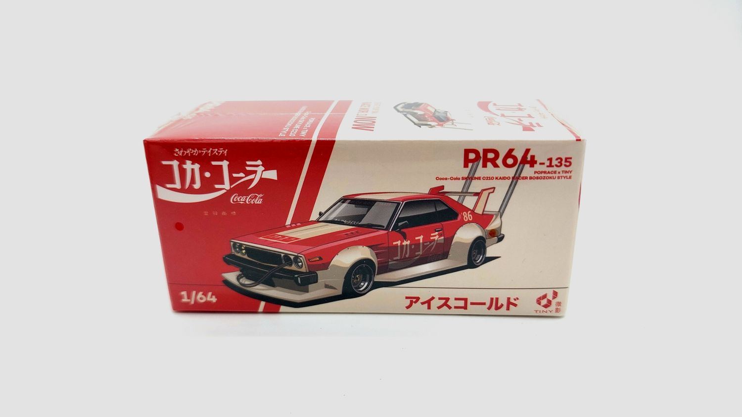 POP RACE Nissan Skyline C210 Coke Coca-Cola Bosozoku Style (PR64-135)
