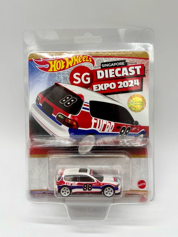 Hot Wheels Honda Civic EG Dinner Exclusive Gold Sticker Version | 2024 Singapore Diecast Expo (SGDE) x IAM