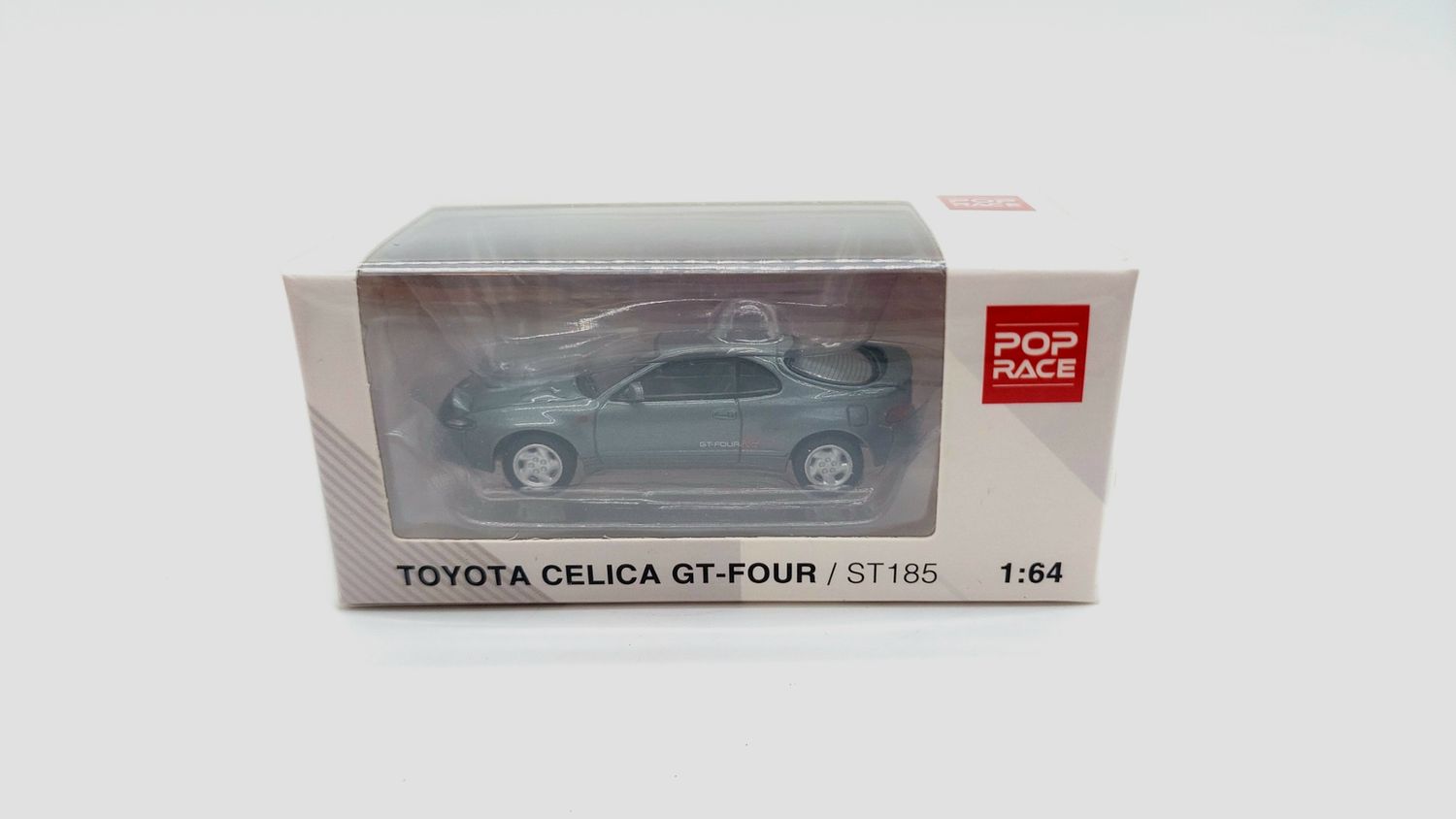 POPRACE 1/64 Toyota Celica GT-Four ST1 85 Grey Metallic