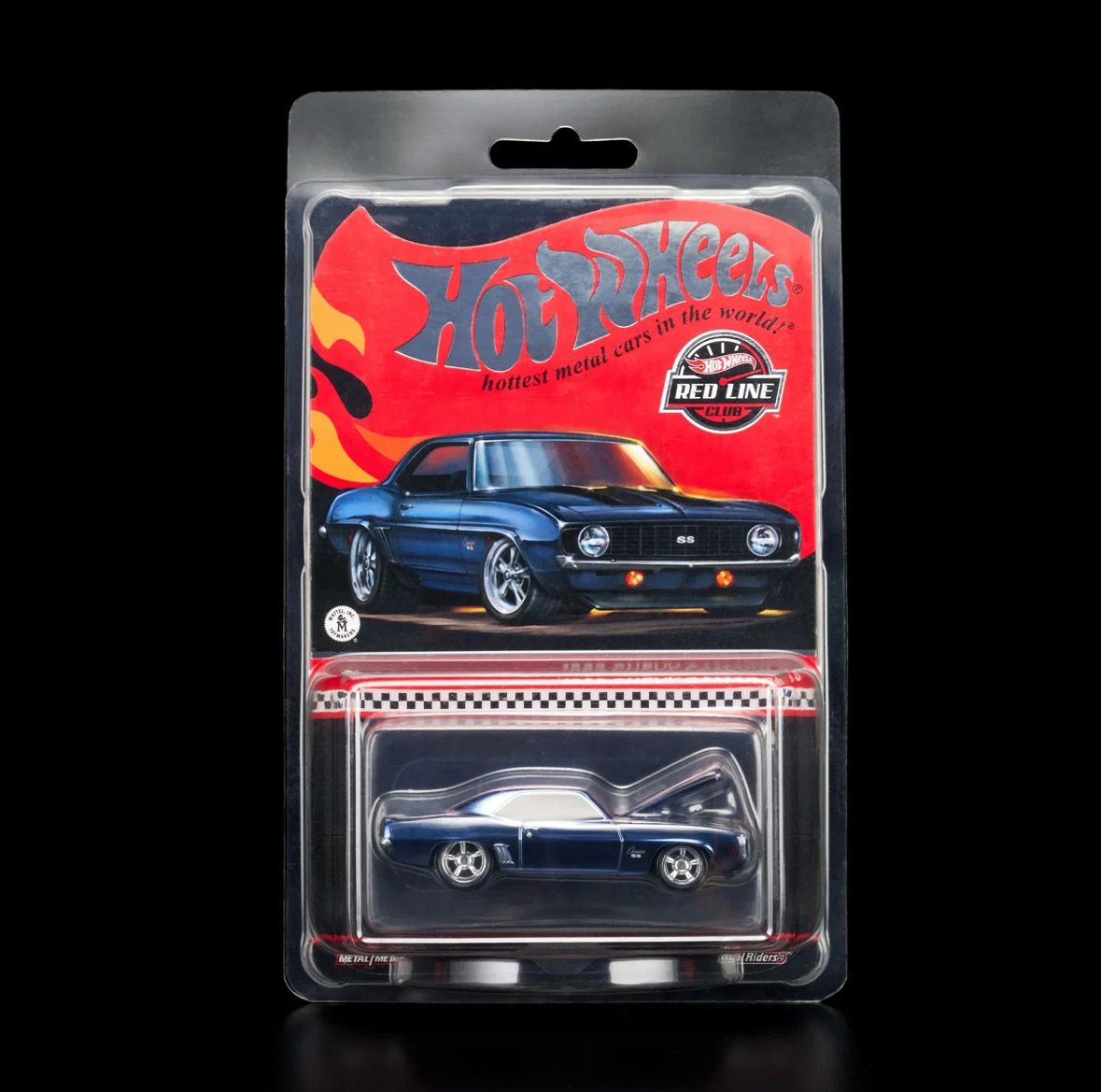 Hot Wheels RLC 1969 Chevy Camaro SS Blue