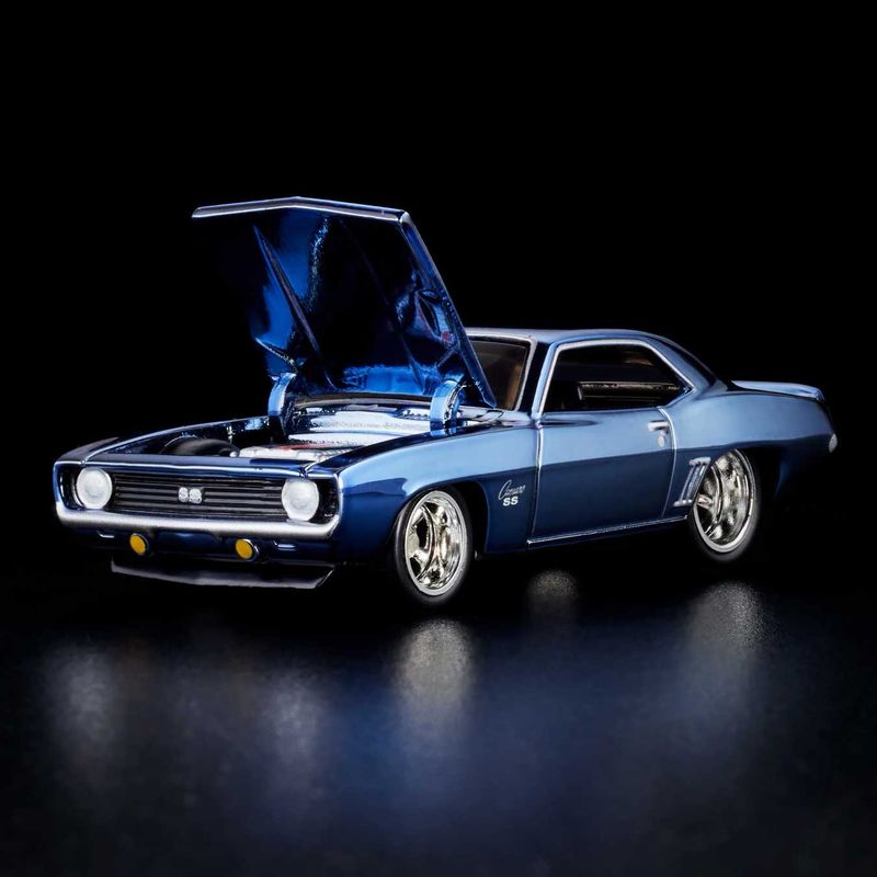 Hot Wheels RLC 1969 Chevy Camaro SS Blue