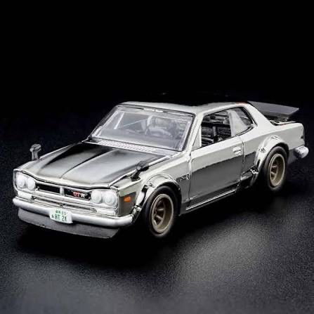 Hot Wheels RLC Exclusive 1972 Nissan Skyline H/T 2000GT-R Spectraflame Shadowchrome