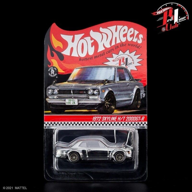 Hot Wheels RLC Exclusive 1972 Nissan Skyline H/T 2000GT-R Spectraflame Shadowchrome
