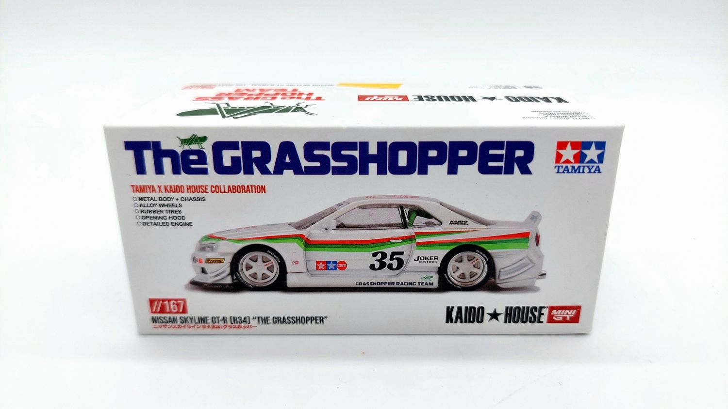 [UNSEALED] KAIDOHOUSE Nissan Skyline GT-R (R34) “The Grasshopper” (KHMG167)
