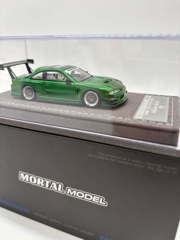 Mortal Model Nissan Silvia S14 Transparent Blue - Green Chase | 2025 Hobby Expo China