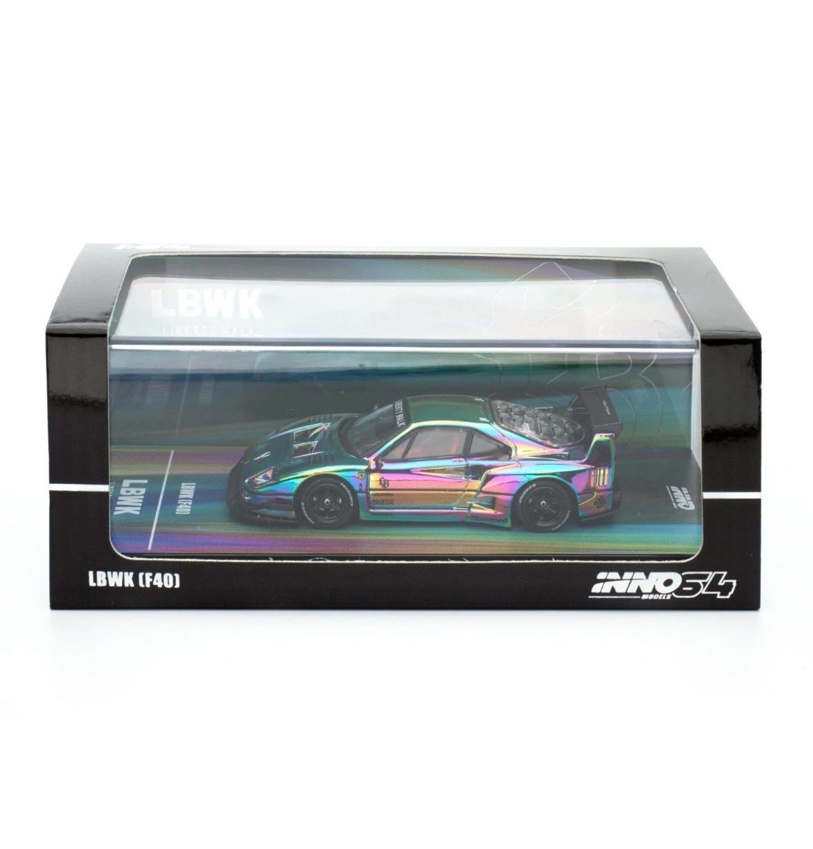 INNO64 LBWK F40 Chrome Silver Iridescent Chase