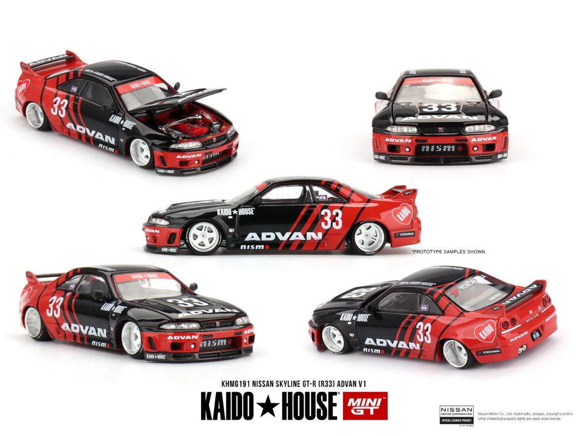 [UNSEALED] KAIDOHOUSE Nissan Skyline GT-R (R33) Advan V1 (KHMG191)
