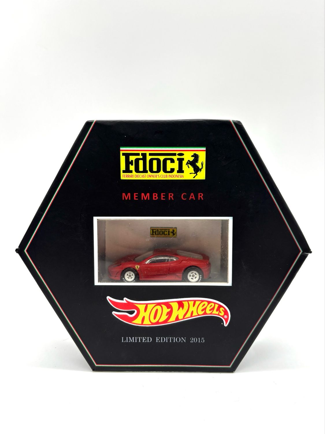 2015 Ferrari Diecast Owners Club Indonesia Members Car Hot Wheels Custom F430 Scuderia