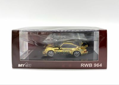Motorhelix RWB 964 Silver Fenix Gold Chrome Art By Toshikazu