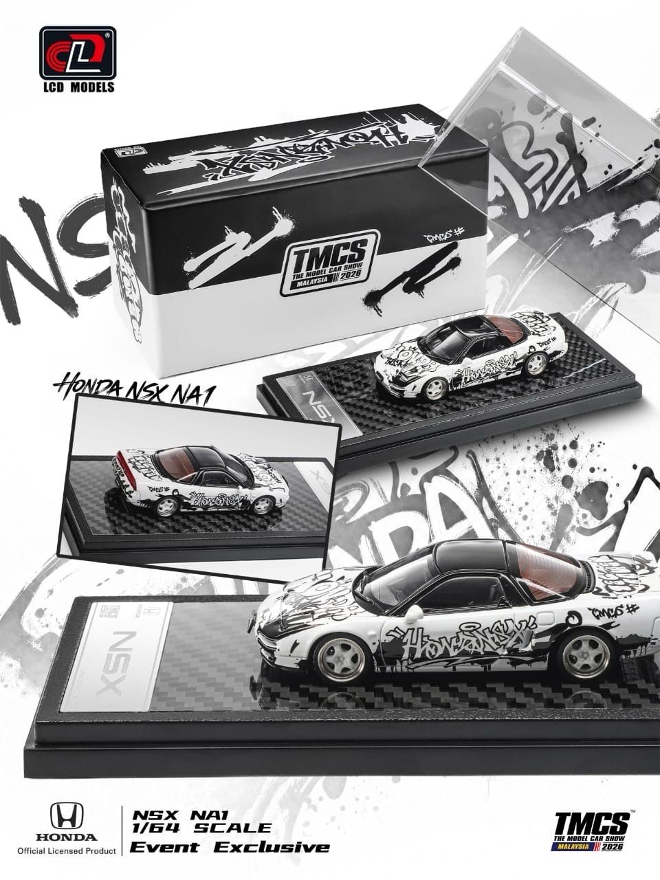 [PREORDER] LCD Models Honda NSX NA1 White | 2026 The Model Car Show