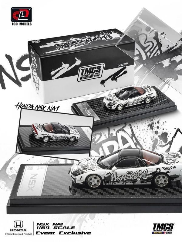 [PREORDER] LCD Models Honda NSX NA1 White | 2026 The Model Car Show Malaysia