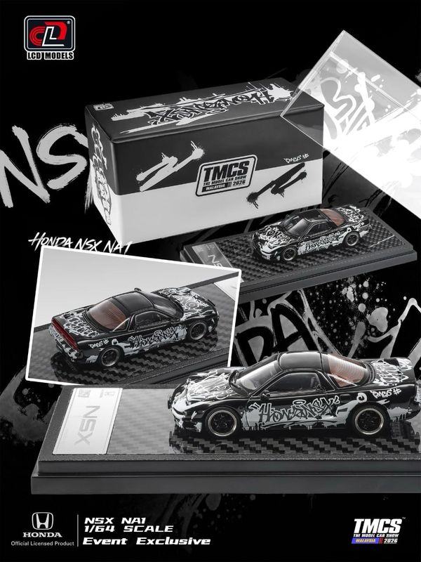[PREORDER] LCD Models Honda NSX NA1 Black | 2026 The Model Car Show Malaysia