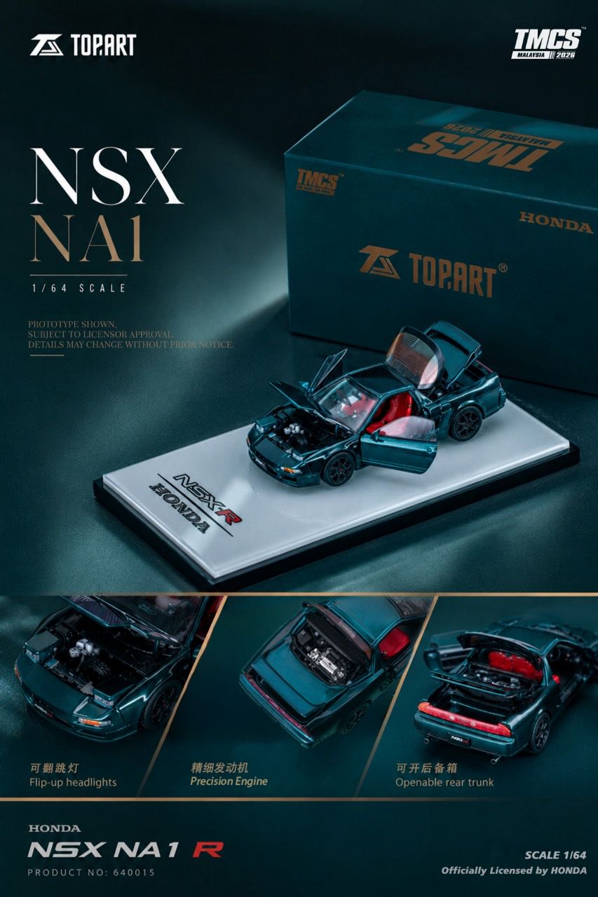 [PREORDER] TOP ART NSX NA1 R Green | 2026 The Model Car Show Malaysia