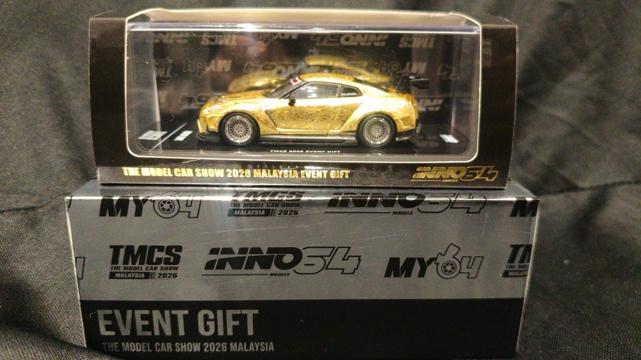 [PREORDER] INNO64 DarwinPRO R35 Lifetime WBK Gold Flake Design Event Gift Model
