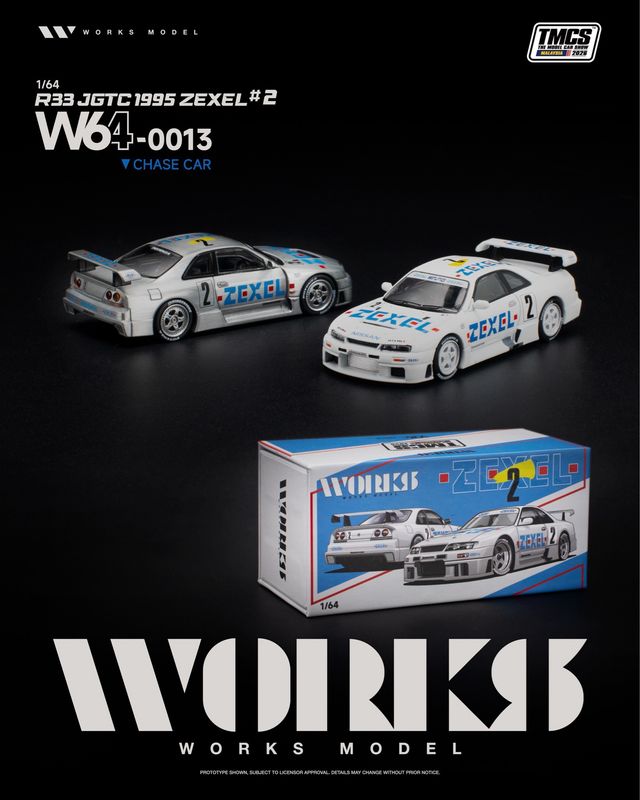 Works Model R33 JGTC 1995 Zexel #5 (W64-0013) | Chance of Chase | 2026 The Model Car Show