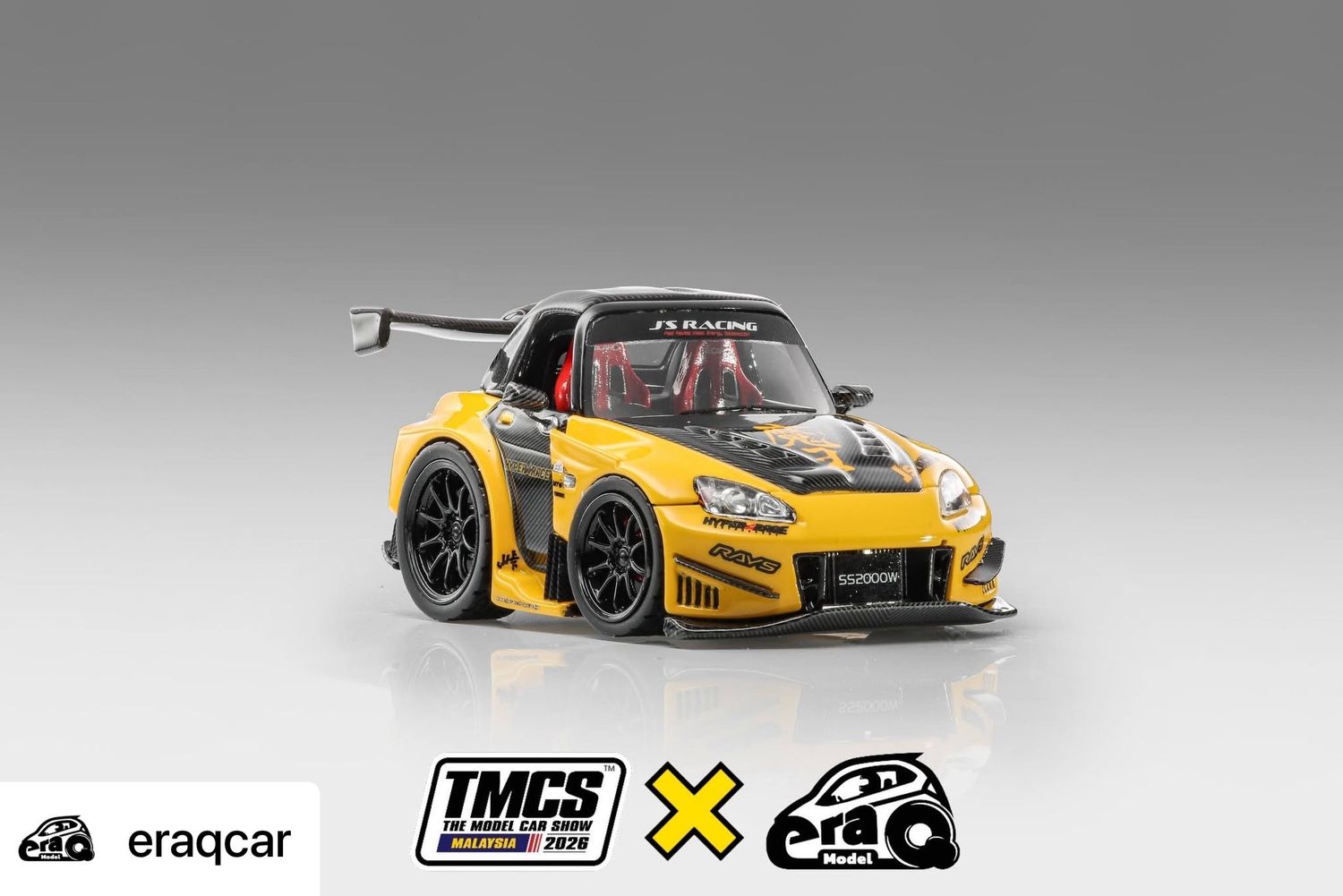 [PREORDER] ERA Q Honda S2000 J’s Racing | 2026 The Model Car Show Malaysia