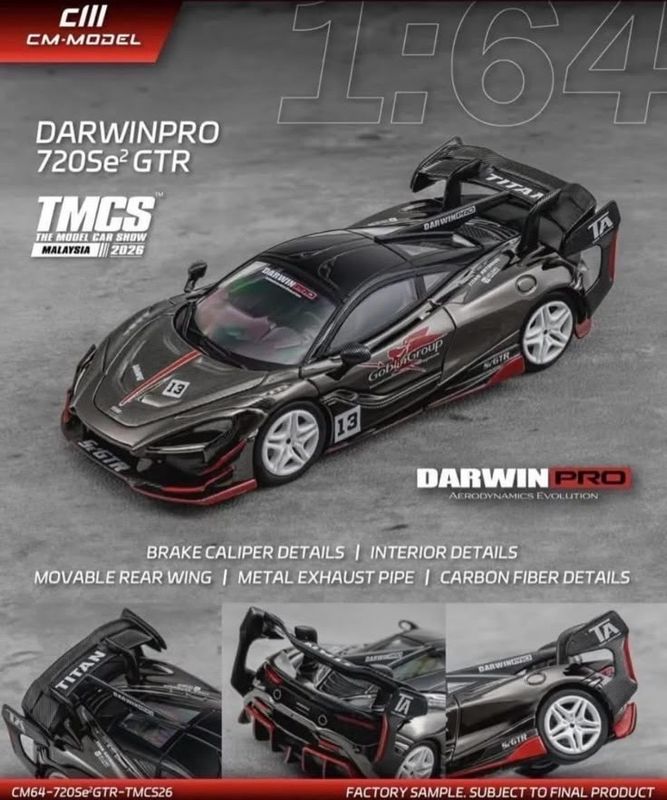 [PREORDER] CM Model DARWINPRO 720SE2 GTR | 2026 The Model Car Show Malaysia