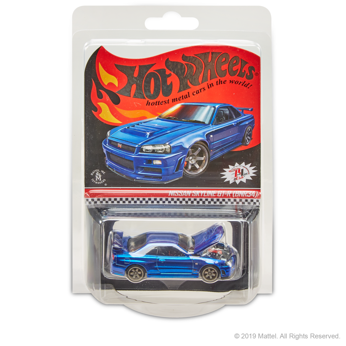 2019 Hot Wheels RLC Exclusive '01 Nissan Skyline GT-R (BNR34) Blue