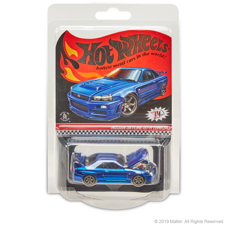 2019 Hot Wheels RLC Exclusive '01 Nissan Skyline GT-R (BNR34) Blue 2019 Hot Wheels RLC Exclusive '01 Nissan Skyline GT-R (BNR34) Blue