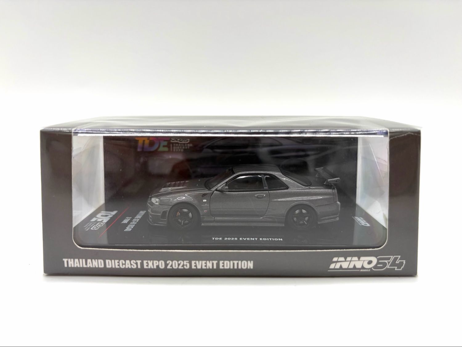 INNO64 Nissan Skyline GT-R (R34) Z-Tune Grey | 2025 Thailand Diecast Expo INNO64 Nissan Skyline GT-R (R34) Z-Tune Grey | 2025 Thailand Diecast Expo