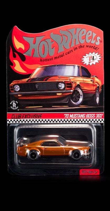 2021 Hot Wheels RLC ‘70 Mustang Boss Spectraflame Orange 2021 Hot Wheels RLC ‘70 Mustang Boss Spectraflame Orange
