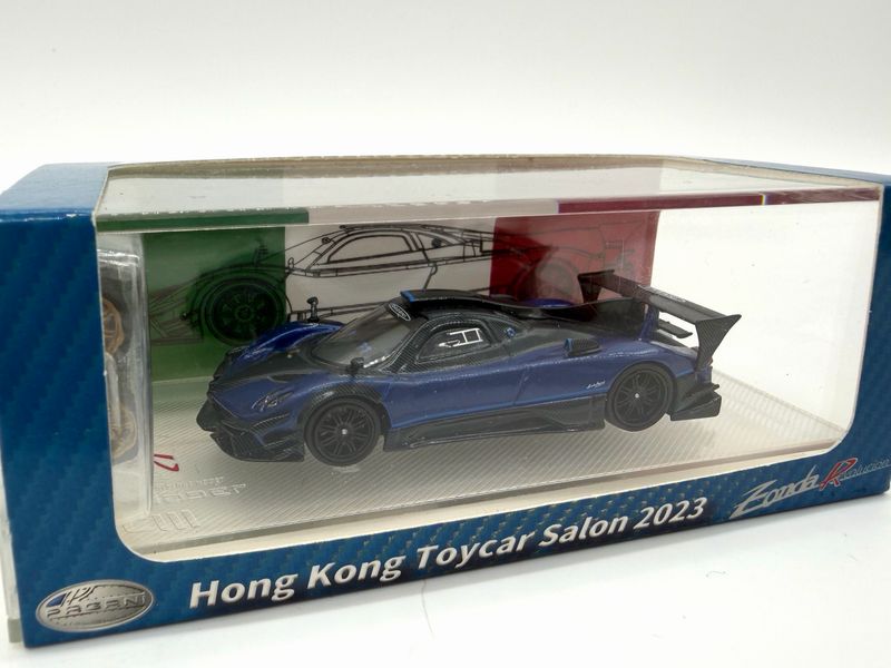 CM Model Pagani Zonda Revolucion Blue | 2023 HK Toy Car Salon