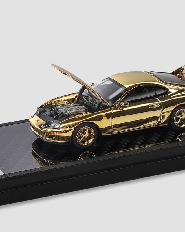 [PREORDER] LCD Model Toyota Supra A80 Gold Chrome | 2026 Thailand Diecast Expo