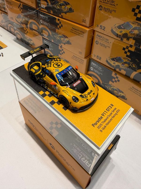 Almost Real AR Box Porsche 911 GT3 R 2025 Thailand Super Series B-Quik Absolute Racing #26 | Chance of Chase | 2026 Thailand Diecast Expo