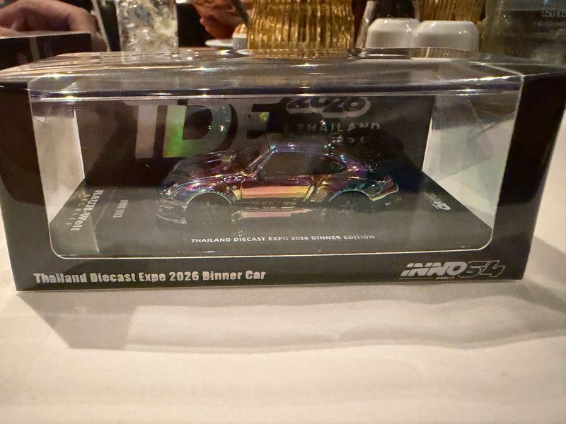 INNO64 RWB 993 Magic Chrome Dinner Exclusive | 2026 Thailand Diecast Expo
