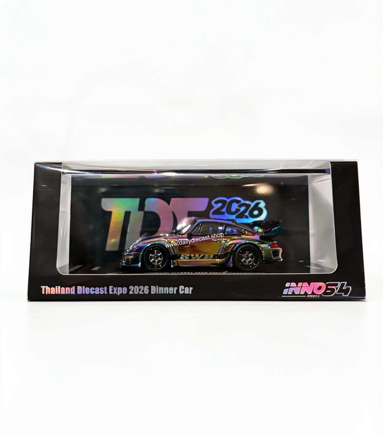 INNO64 RWB 993 Magic Chrome Dinner Exclusive | 2026 Thailand Diecast Expo