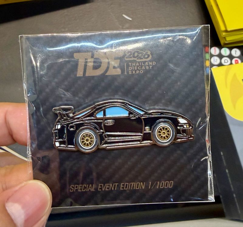 Black Supra Limited Edition Pin | 2026 Thailand Diecast Expo