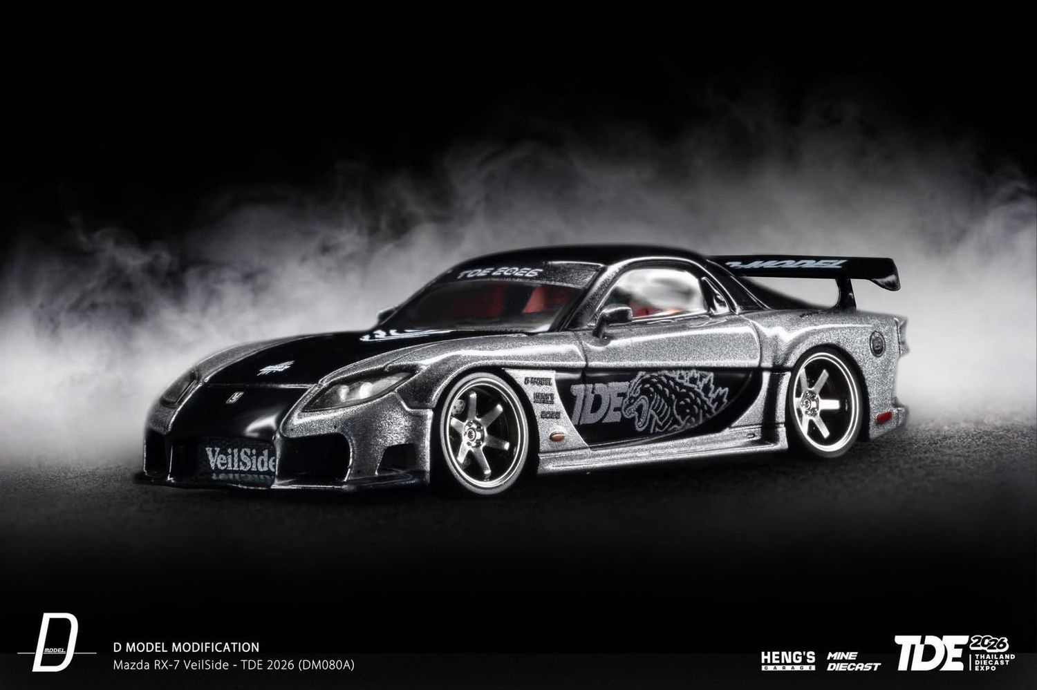D-Model x Heng’s Garage x Mine Diecast Mazda RX-7 Veilside | 2026 Thailand Diecast Expo