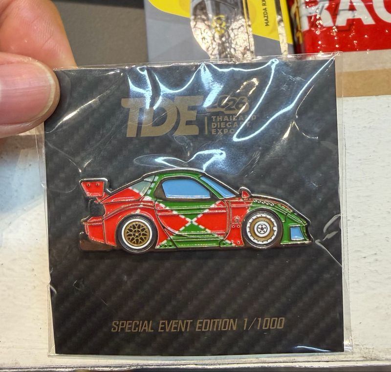 Mazda RX-7 Limited Edition Pin | 2026 Thailand Diecast Expo
