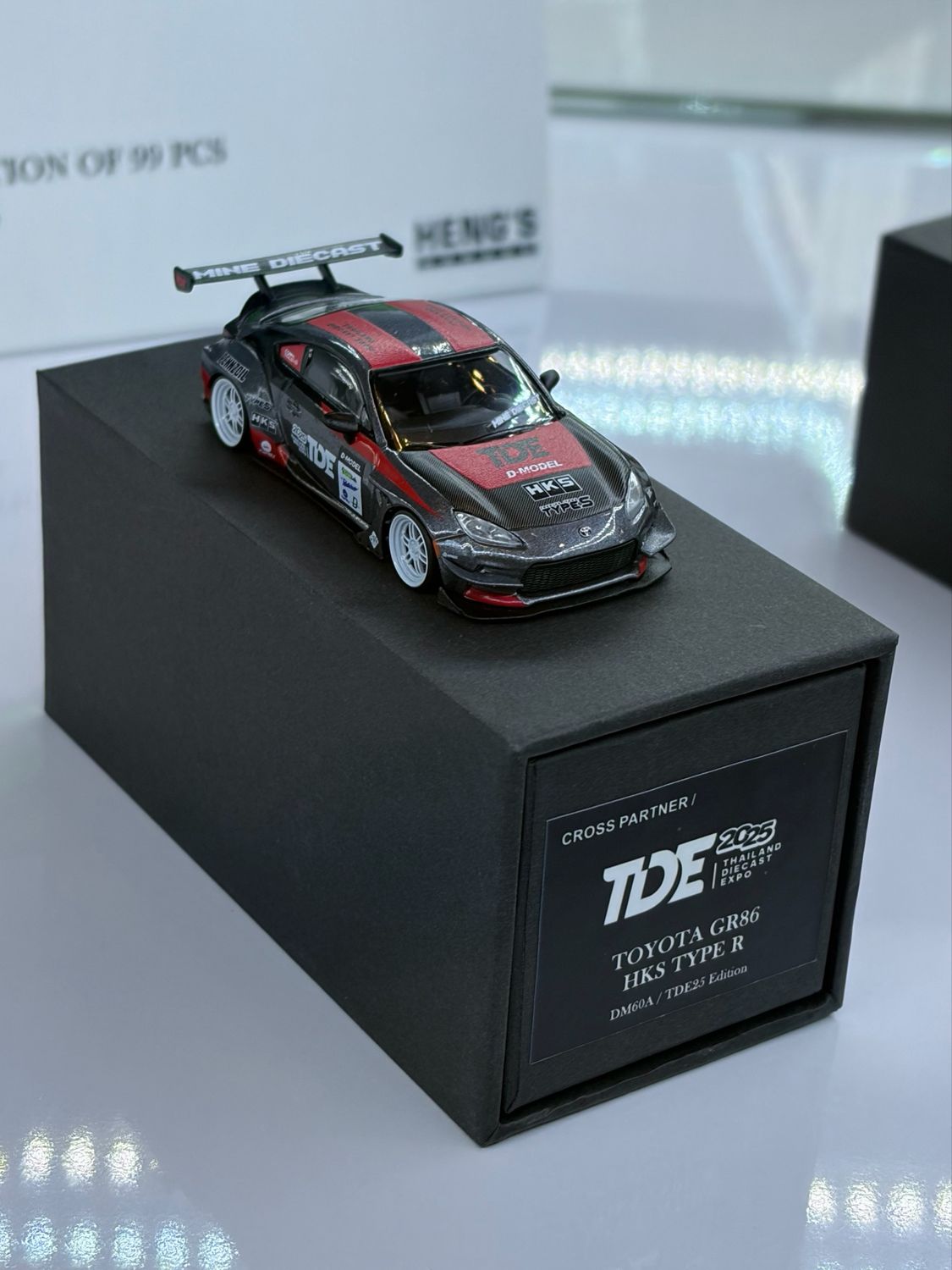 D-Model Toyota GR86 HKS Type R (DM060A) | 2025 Thailand Diecast Expo