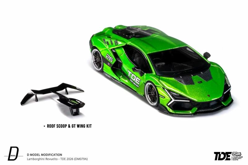 D-Model Lamborghini Revuelto Green (DM079A) | 2026 Thailand Diecast Expo D-Model Lamborghini Revuelto Green (DM079A) | 2026 Thailand Diecast Expo