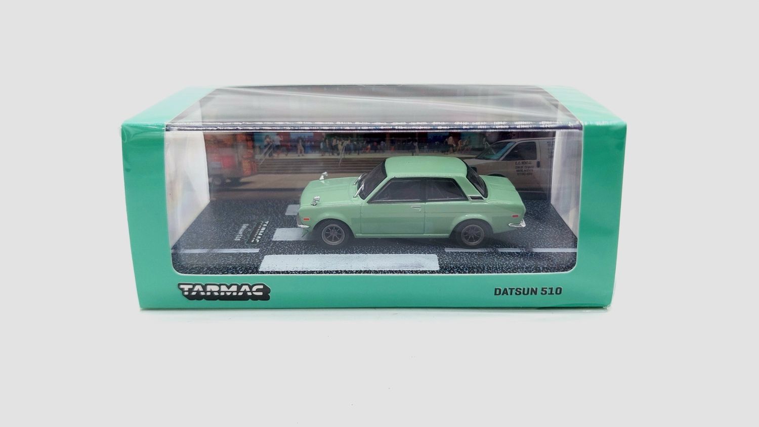 Tarmac Works Datsun 510 Light Green Tarmac Works Datsun 510 Light Green
