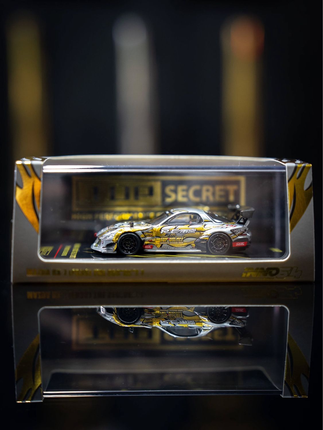 [PREORDER] INNO64 Mazda RX-7 (FD3S) THE SEC”RE”T 7 TOP SECRET x RE AMEMIYA Raw Chase | 2026 IMPACT Speed Fest Thailand