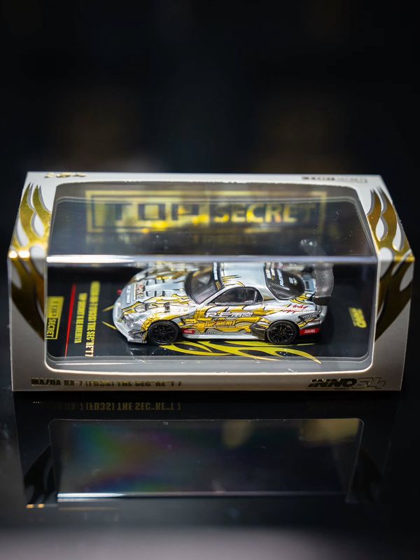 [PREORDER] INNO64 Mazda RX-7 (FD3S) THE SEC”RE”T 7 TOP SECRET x RE AMEMIYA Raw Chase | 2026 IMPACT Speed Fest Thailand