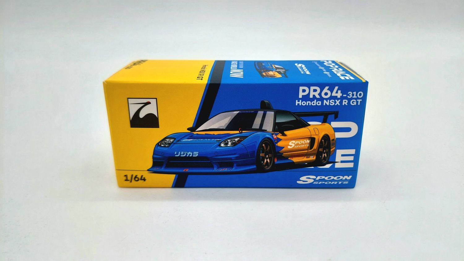 [UNSEALED] POP RACE 1/64 Spoon Sports Honda NSX-R GT (PR64-310)
